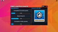 Missions for unlocking the Vans Ollie emote (Image via Roblox)